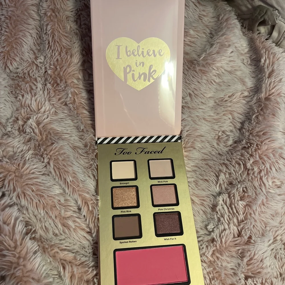 Women's Too Faced I Believe in Pink Makeup Palette One Size Pink Green